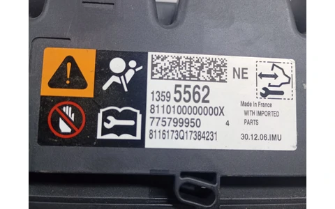 Calculator airbag 13595562 Opel Astra K (2015 - 2020) - imagine 3