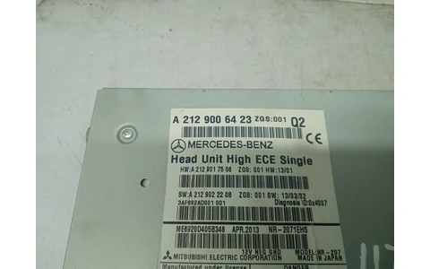 Radio cd a2129006423 Mercedes Benz E-Class W212 (2009 - 2013) - imagine 3
