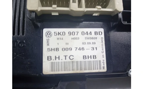 Panou clima ac 5k0907044BD Volkswagen Golf 6 (2008 - 2015) - imagine 3