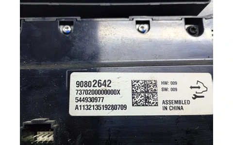 Panou clima ac 90802642 Opel Insignia A (2008 - 2014) - imagine 2