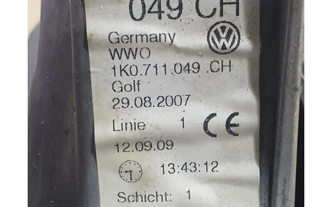 Timonerie manuala 5 trepte 1k0711049 Volkswagen Golf 6 (2008 - 2015) - imagine 3