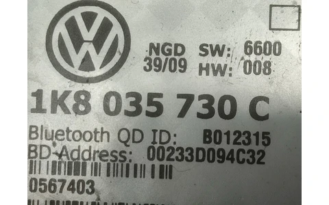 Modul Bluetooth 1k8035730c Volkswagen Passat B6 (2005 - 2010) - imagine 3