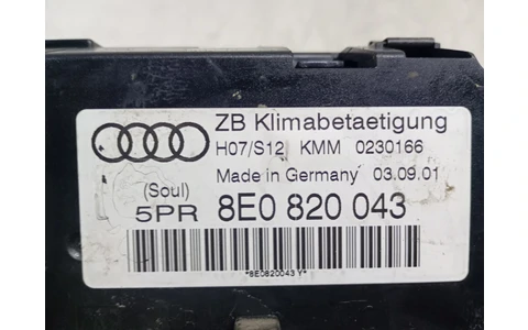 Panou clima ac 8E0820043 Audi A4 B6 (2000 - 2005) - imagine 3
