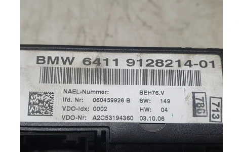 Panou clima ac 64119128214-01 BMW Seria 3 E90 (2004 - 2010) - imagine 3