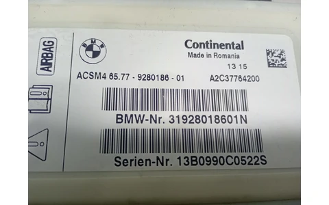 Calculator airbag A2C37764200 BMW Seria 5 F11 (2009 - 2013) - imagine 3