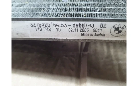 Radiator clima ac 110748-10 BMW Seria 1 E87 (2004 - 2007) - imagine 3