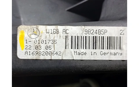 Motoras aeroterma A1698200642 Mercedes Benz B-Class W245 (2005 - 2008) - imagine 3