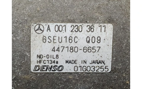 Compresor clima ac A0012303611 Mercedes Benz B-Class W245 (2005 - 2008) - imagine 3