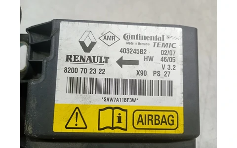 Calculator airbag 8200702322 Dacia Logan 1 (2004 - 2008) - imagine 3
