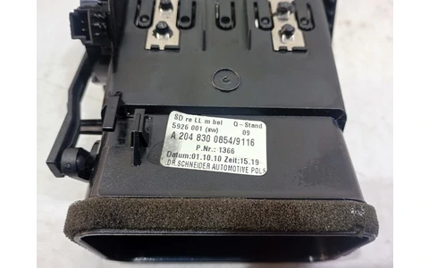 Grila ventilatie bord a2048300854 Mercedes Benz C-Class W204/S204 (2007 - 2012) - imagine 3