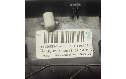 Grila ventilatie bord 7P5819728C Porsche Cayenne 958 (2010 - 2014) - imagine 4