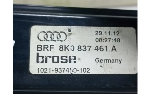 Macara geam stanga fata 8k0837461A Audi A4 B8/8K (facelift) (2011 - 2016) - imagine 3