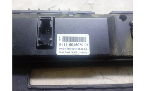 Panou clima ac 64116946979 BMW Seria 5 E60/E61 (2003 - 2007) - imagine 3