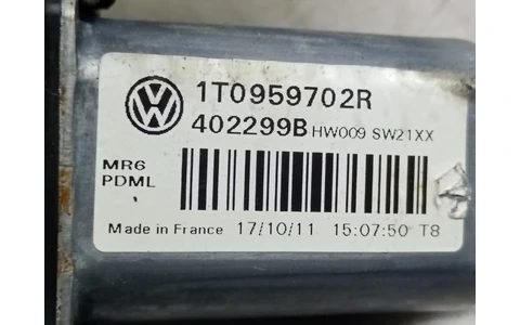 Motoras geam stanga fata 1T0959702R Skoda Octavia 2 (facelift) (2008 - 2013) - imagine 4