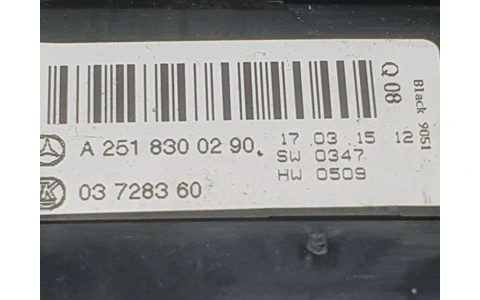 Panou butoane A2518300290 Mercedes Benz ML W164 (2005 - 2008) - imagine 2