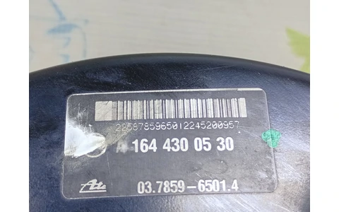 Tulumba frana a1644300530 Mercedes Benz ML W164 (2005 - 2008) - imagine 4