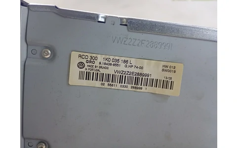 Radio cd 1k0035186l Volkswagen Passat B6 (2005 - 2010) - imagine 3