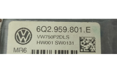 Motoras geam dreapta fata 6Q2959801E Volkswagen Transporter T5 (2003 - 2009) - imagine 4