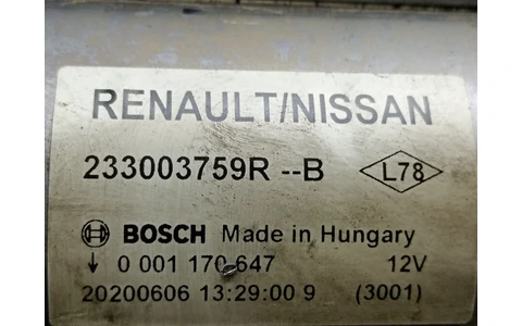 Electromotor 233003759R Renault Megane 4 (2016 - 2020) - imagine 5
