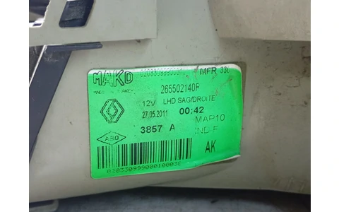 Stop dreapta 265502140r Renault Fluence 1 (2009 - 2013) - imagine 3