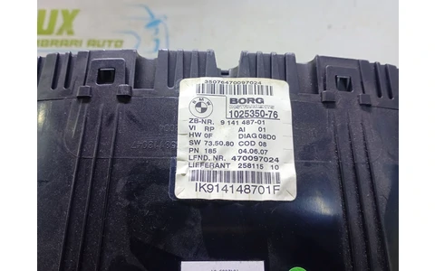 Ceasuri de bord 6582-9145102 BMW Seria 3 E90 (2004 - 2010) - imagine 2