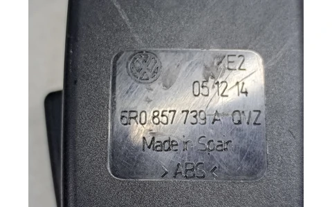 Pretensioner 6R0857739A Volkswagen Polo 5 (6R) (2009 - 2015) - imagine 3