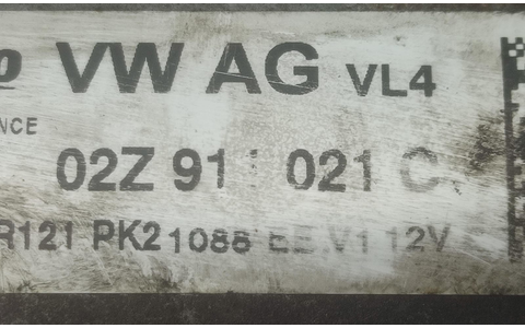 Electromotor 02Z911021C Volkswagen Polo 5 (6R) (2009 - 2015) - imagine 4