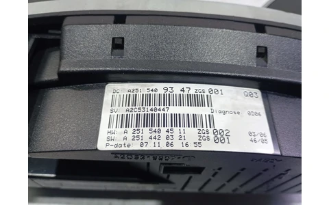 Ceasuri de bord a2515409347 Mercedes Benz R-Class W251 (2005 - 2010) - imagine 3