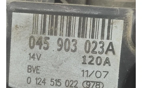 Alternator 045903023A Volkswagen Polo 4 (9N) (facelift) (2005 - 2009) - imagine 3