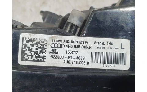 Stop stanga 4h0945095k Audi A8 D4/4H (facelift) (2013 - 2018) - imagine 2