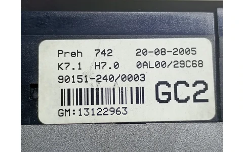 Panou clima ac 13122963 Opel Astra H (2004 - 2007) - imagine 3
