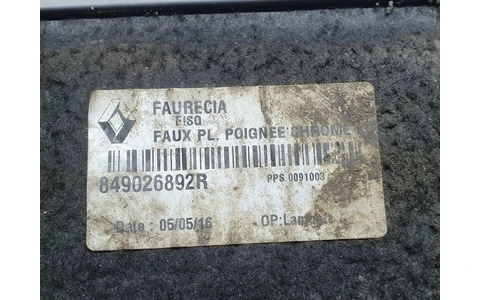 Mocheta portbagaj 849026892r Dacia Logan 2 (facelift) (2017 - 2020) - imagine 2