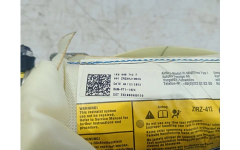 Airbag cortina dreapta 1k0000742f Volkswagen Golf 6 (2008 - 2015) - imagine 2