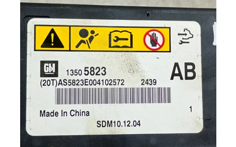 Calculator airbag 13505823 Opel Astra J (2009 - 2012) - imagine 3