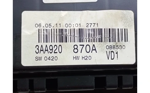 Ceasuri de bord A2C53219792 Volkswagen Passat B7 (2010 - 2015) - imagine 6