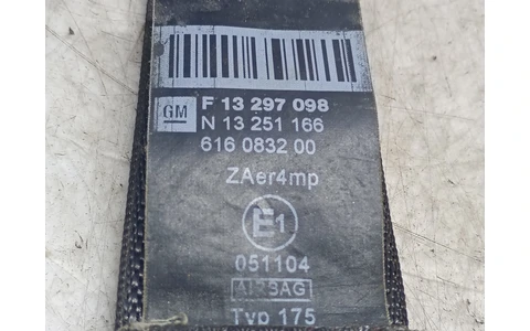 Centura siguranta dreapta fata F13297098 Opel Astra J (2009 - 2012) - imagine 5