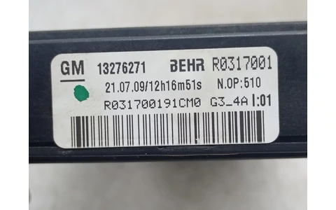 Radiator electric bord 13276271 Opel Astra J (2009 - 2012) - imagine 3