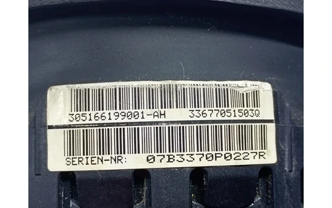 Airbag sofer 305166199001 BMW Seria 3 E91 (2004 - 2010) - imagine 4