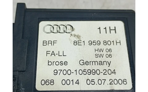 Motoras geam stanga fata 8E1959801H Audi A4 B7 (2004 - 2008) - imagine 5