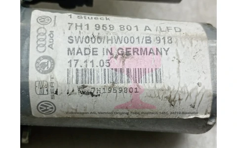 Motoras geam stanga fata 7H1959801A Volkswagen Transporter T5 (2003 - 2009) - imagine 3