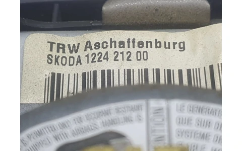Airbag sofer Skoda Fabia 5J (2007 - 2010) - imagine 3