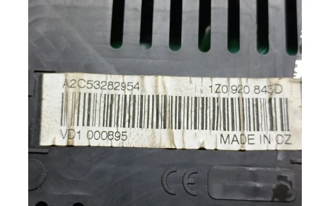 Ceasuri de bord 1Z0920843D Skoda Octavia 2 (facelift) (2008 - 2013) - imagine 2