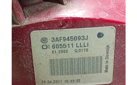 Stop stanga haion 3af945093j Volkswagen Passat B7 (2010 - 2015) - imagine 4