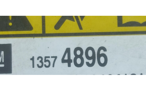 Calculator airbag 13574896 Opel Astra J (2009 - 2012) - imagine 3