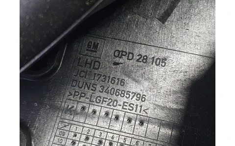 Plansa bord 13301067 Opel Astra J (2009 - 2012) - imagine 6