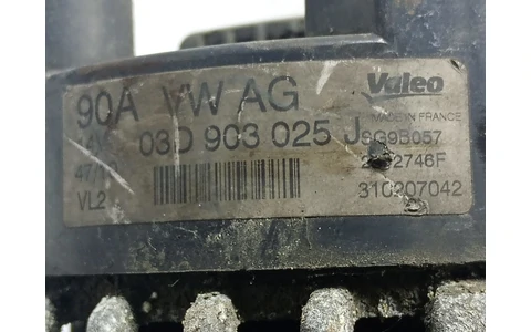 Alternator 03D903025J Skoda Fabia 5J (2007 - 2010) - imagine 2