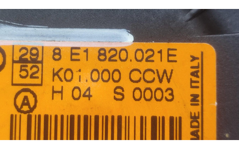 Motoras aeroterma 8E1820021E Audi A4 B7 (2004 - 2008) - imagine 3