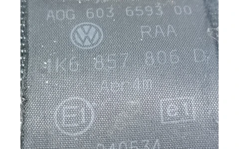 Centura siguranta spate 1K6857806D Volkswagen Golf 5 (2003 - 2009) - imagine 3