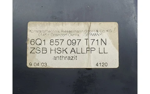 Torpedou 6q1857097 Volkswagen Polo 4 (9N) (2001 - 2005) - imagine 4