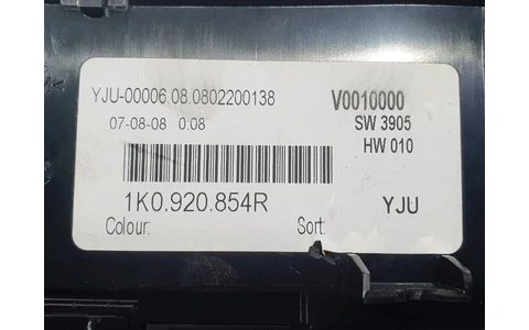 Ceasuri de bord 1k0920854r Volkswagen Golf 5 (2003 - 2009) - imagine 5